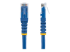 StarTech.com 6ft CAT6 Ethernet Cable, 10 Gigabit Molded RJ45 650MHz 100W PoE Patch Cord, CAT 6 10GbE UTP Network Cable with Strain Relief, Blue, Wiring is UL Certified/TIA - Framsidan