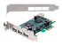 StarTech.com 4 Port PCI Express Low Profile High Speed USB Card - Flera vinklar