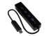 StarTech.com 4-Port USB 3.0 Hub with Built-in Cable - Höger vinkel