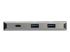 StarTech.com USB C-hubb med 3 portar och Gigabit-Ethernet-RJ45 GbE-port - Framsidan