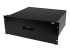 StarTech.com 4U Black Steel Storage Drawer for 19in Racks and Cabinets - Vänster vinkel