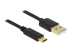 Delock - USB-kabel - 24 pin USB-C (hane) till USB (hane) - Närbild